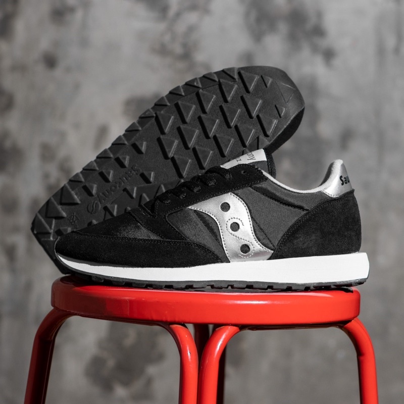 saucony jazz original vintage black white