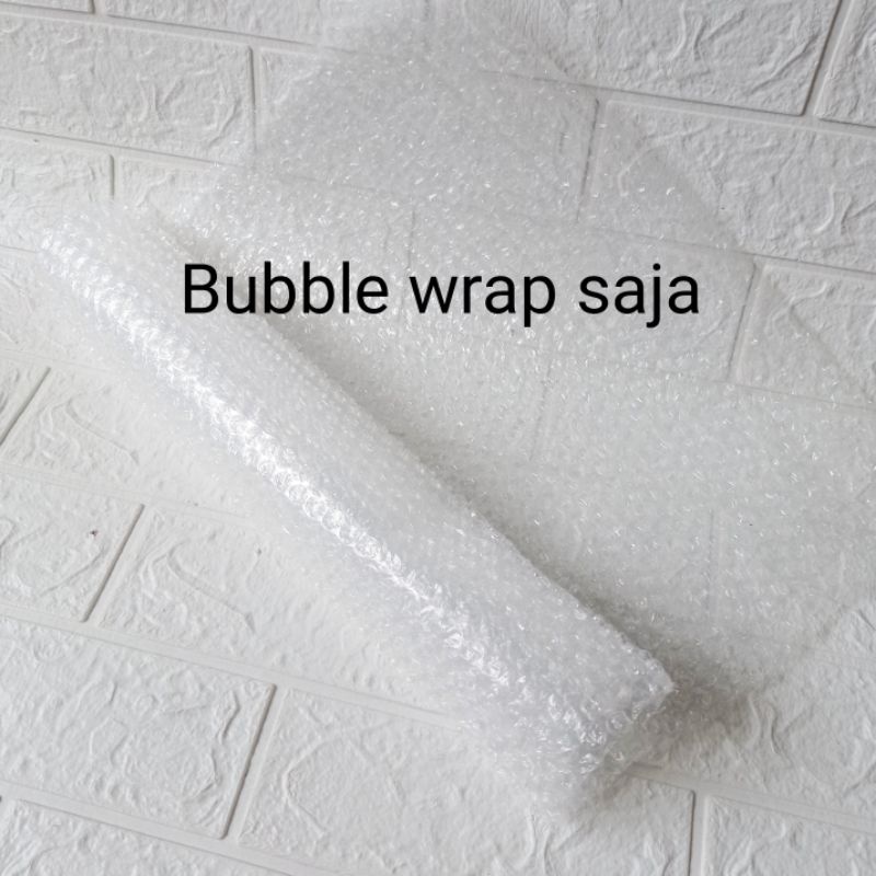 Packing tambahan bubble wrap/bubble wrap