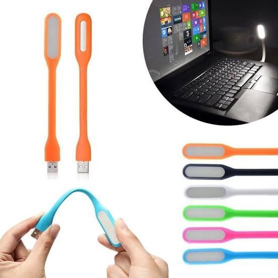 Lampu USB LED Portable Flexible Stik Lamp Stick Lampu Baca Laptop