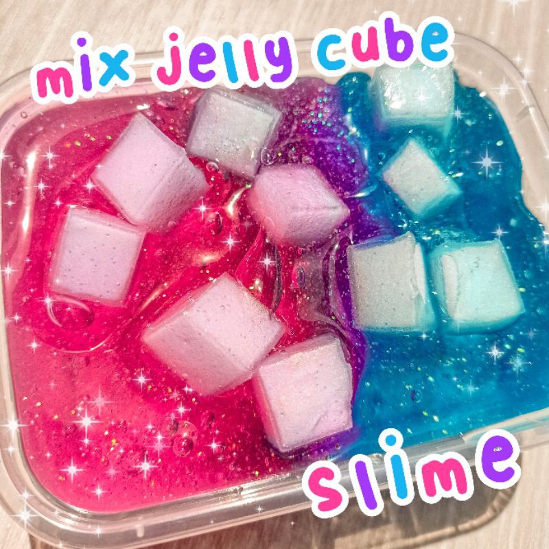 Mix jelly cube slime 200 gr