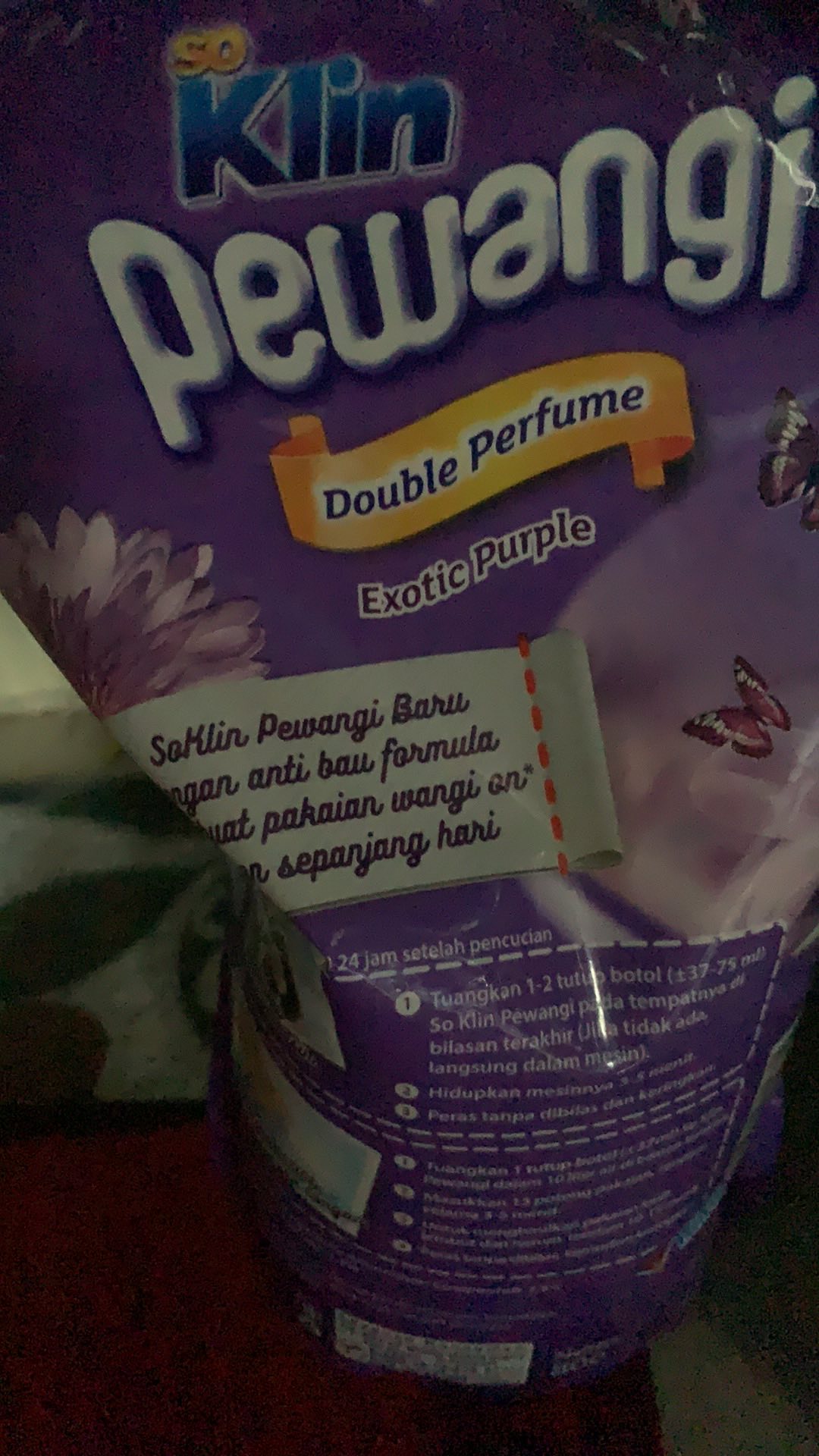 So Klin Pewangi Double Perfume 900 Ml