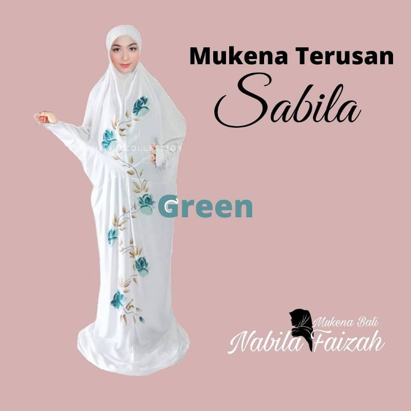 MUKENA TERUSAN BALI LUKIS JUMBO