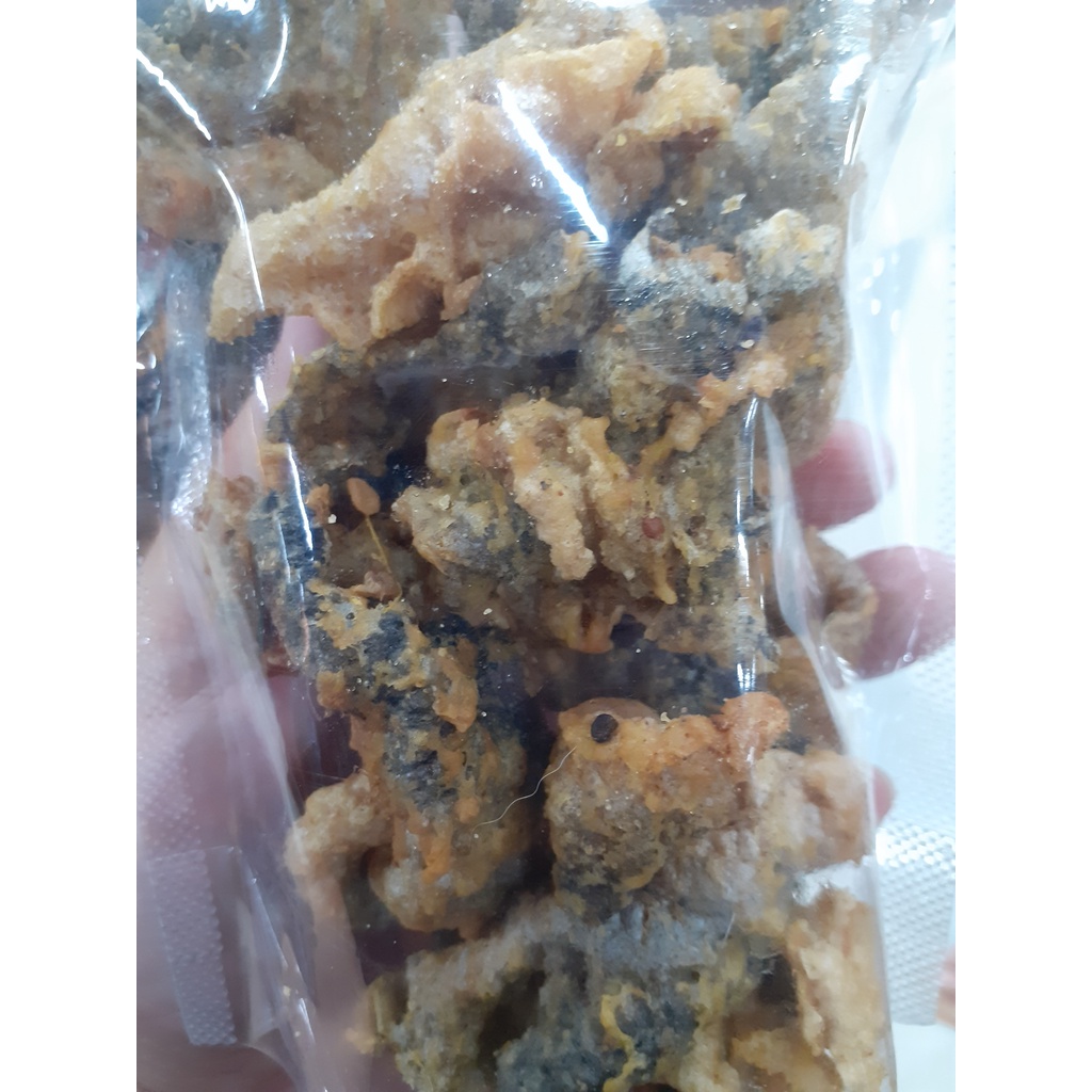 KRUPUK KULIT IKAN SALMON SUNA CEKUH BUMBU BALI “KOKY” 75GR ASLI BALI