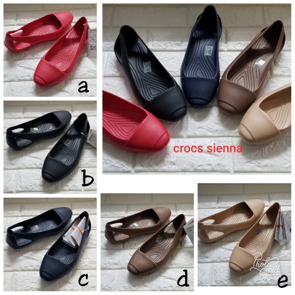 Crocs Sienna Flat Sepatu Flat Wanita