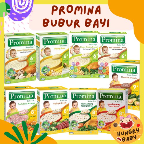 Promina Bubur Bayi 120 gram (6 bulan +) / MPASI Bubur Tim 100 gram (8+) / Sweet Cereal 100 gram (9+)