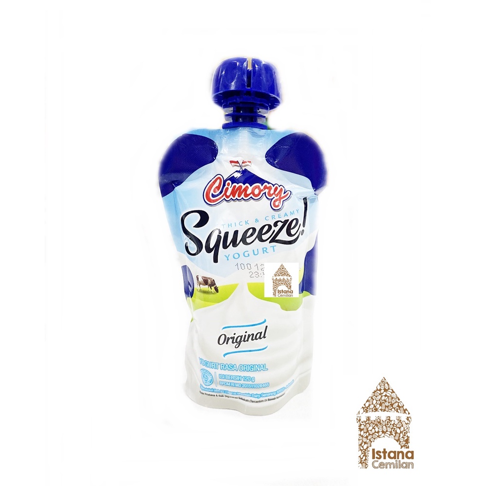 Cimory SQUEEZE Thick &amp; Cream Yoghurt / Yogurt 120 ML