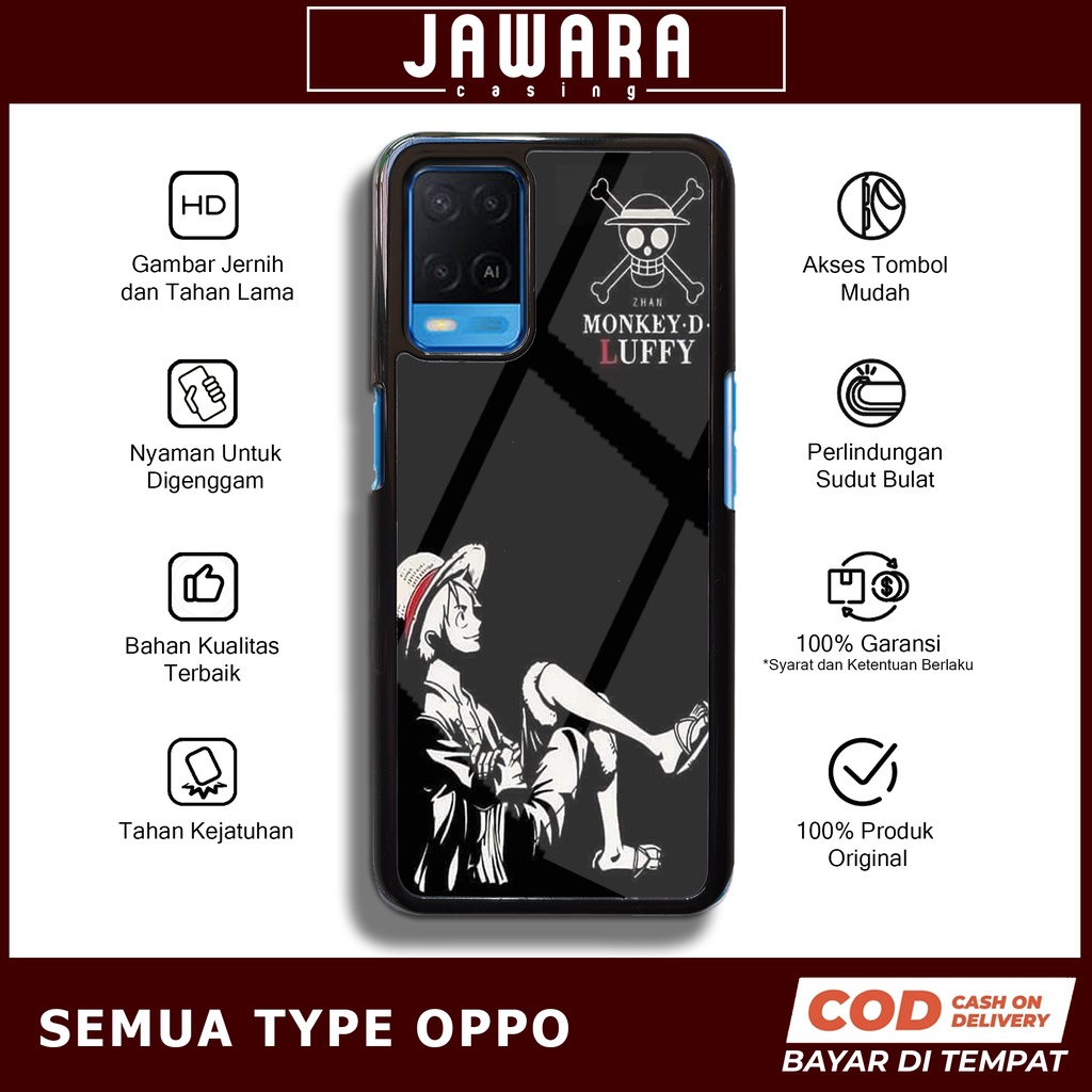 Case Oppo A54 Case Hp Oppo A54 Premium Glossy Jawara Casing [OP01] Casing Hp Aesthetic Kesing Hp Kar