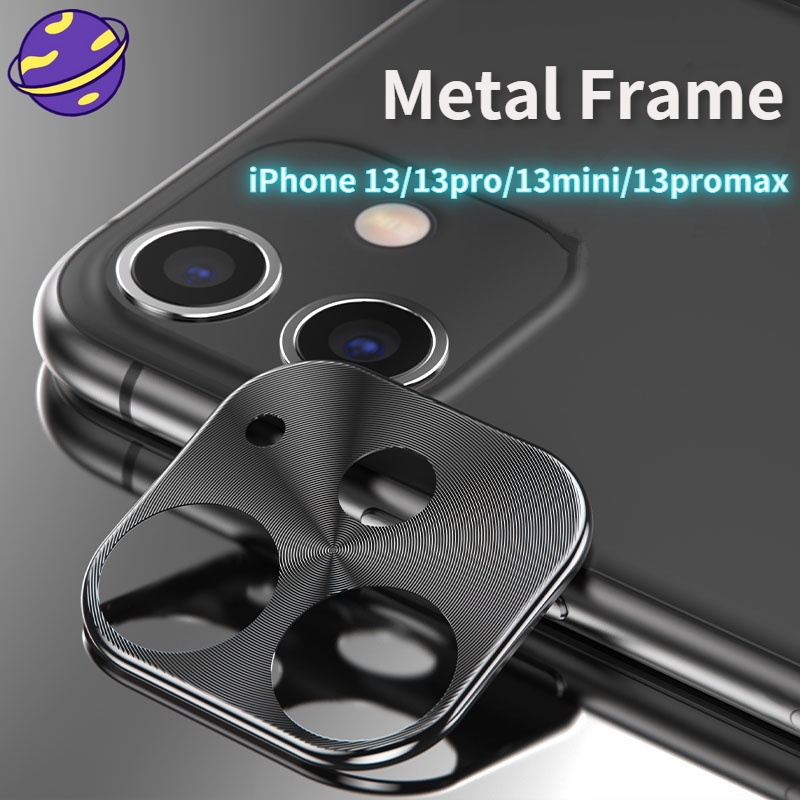 IPHONE Cover Pelindung Lensa Kamera Belakang 13 Pro MAX 13 Mini Bahan Metal Bumper