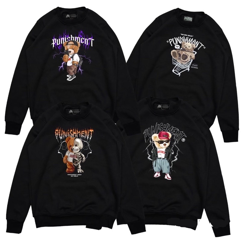 SWEATER PRIA CREWNEXK PRIA/WANITA AESTHETIC PUNISMENT DISASTER