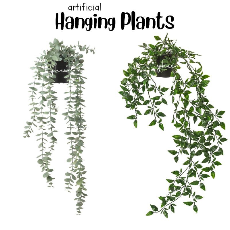 Artificial Hanging Plants / Daun Juntai