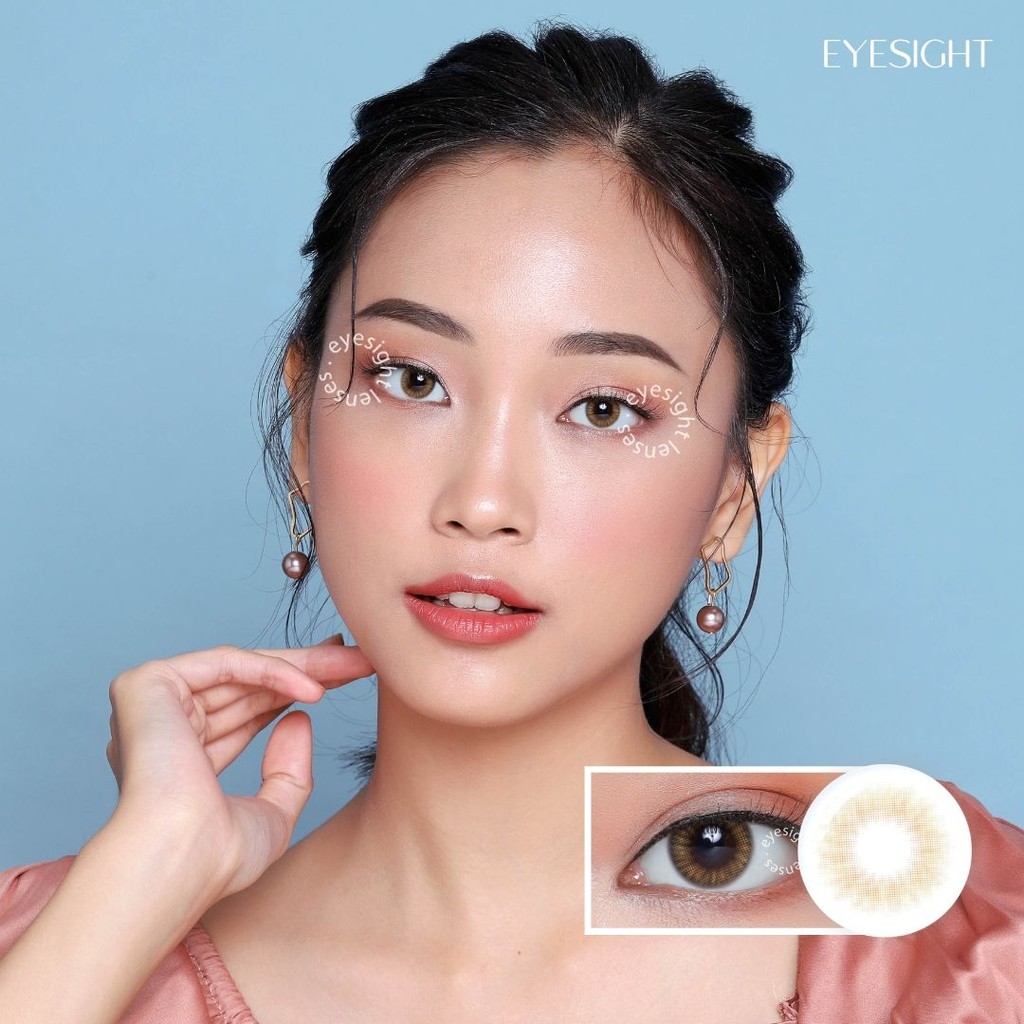 EYESIGHT LENSES Softlens Kitty Kawaii Mini Sunset Brown (1pc/sebelah)