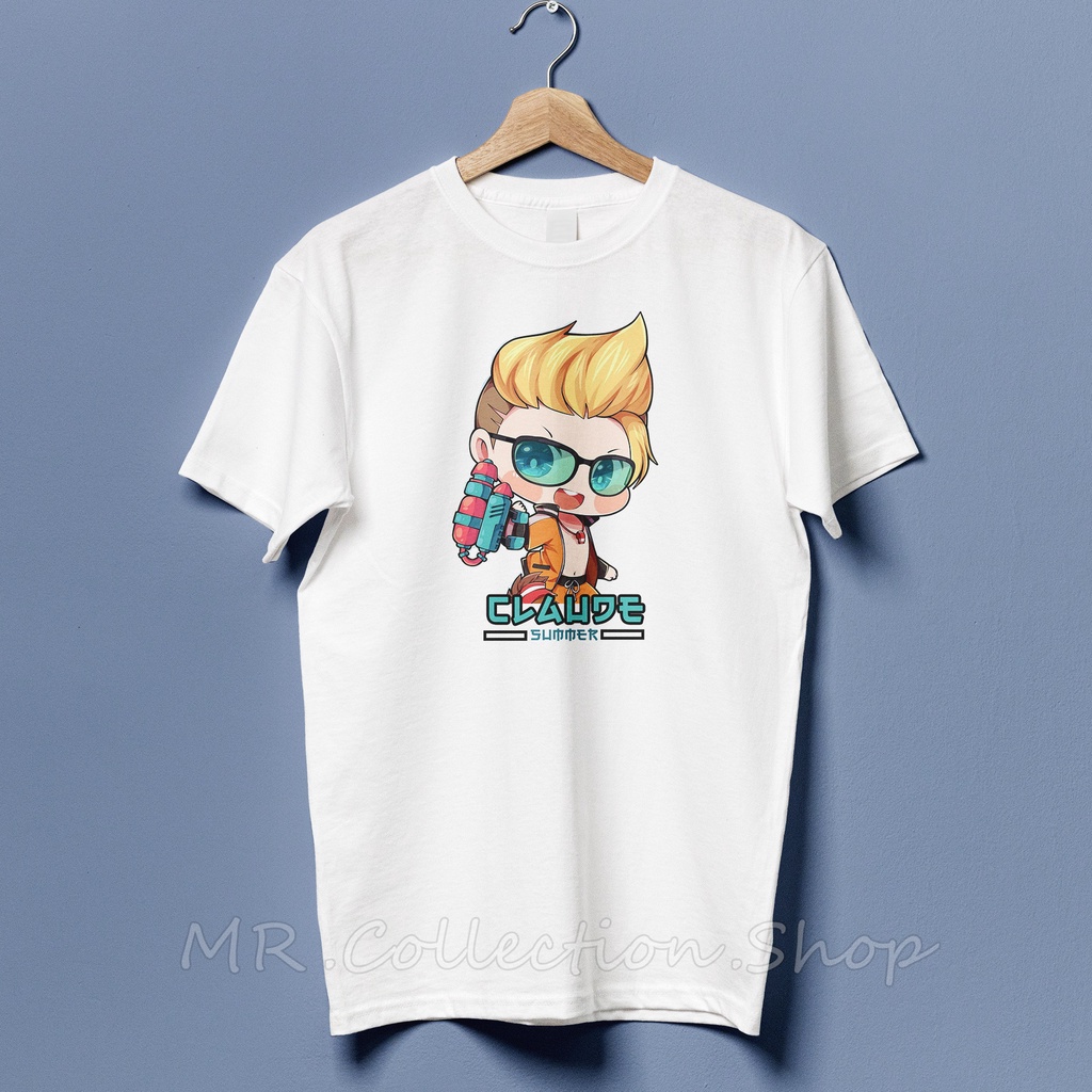 Kaos distro mobile legend Claude summer / BAJU KEREN MOBILE LEGEND