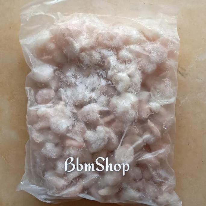

Frozen UDANG mentah kupas bersih tanpa kepala dan ekornya 1kg