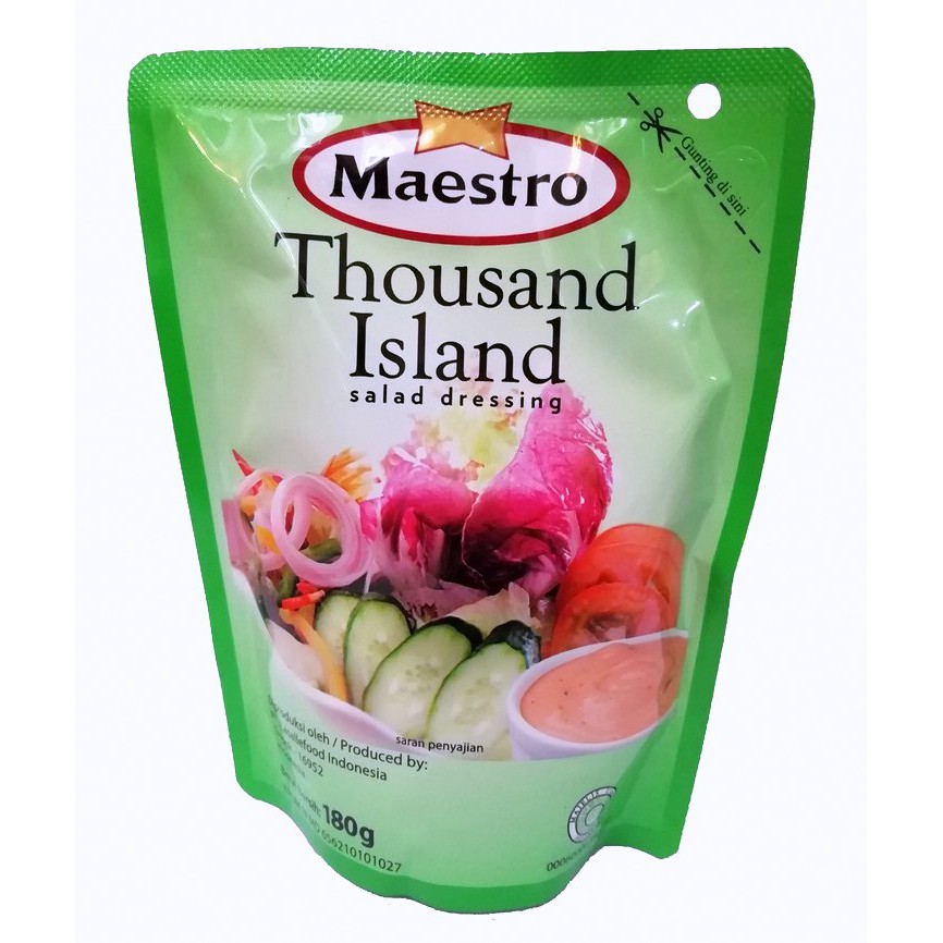 

Maestro Thousand Island 180gr - Salad Dressing