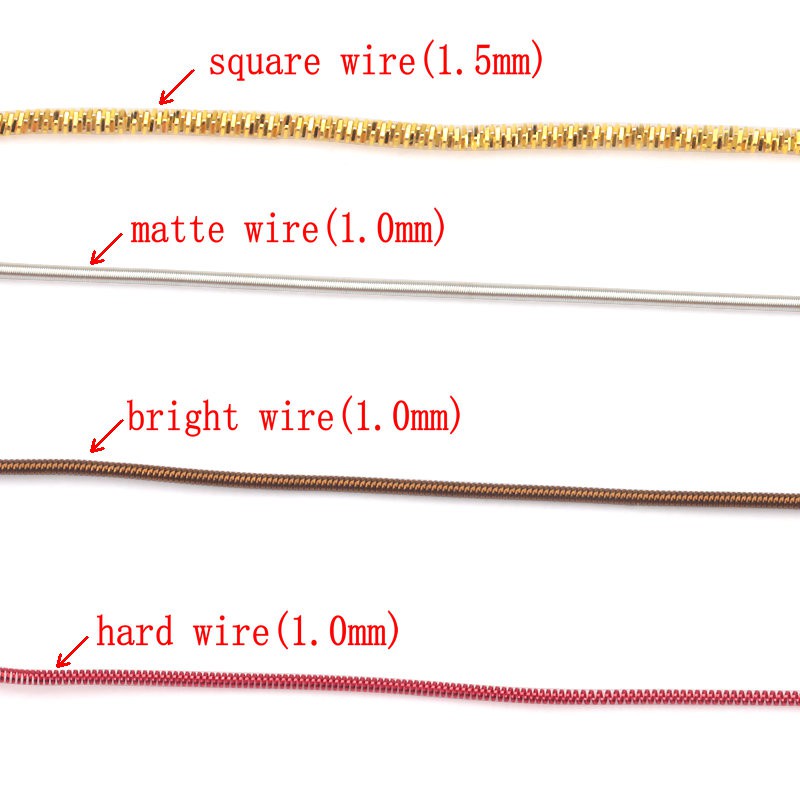 10 g / lot aksesoris perhiasan, Bordir kawat persegi, Bordir, Perancis kawat bullion, Kawat tembaga, Aksesoris buatan tangan