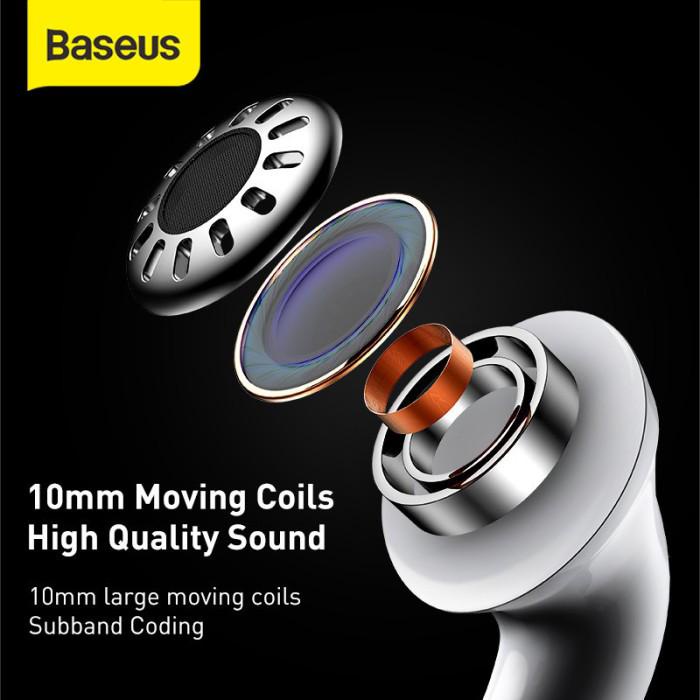 Baseus Earphone Bluetooth Encok TWS W3 - True Wireless Bluetooth In Ear