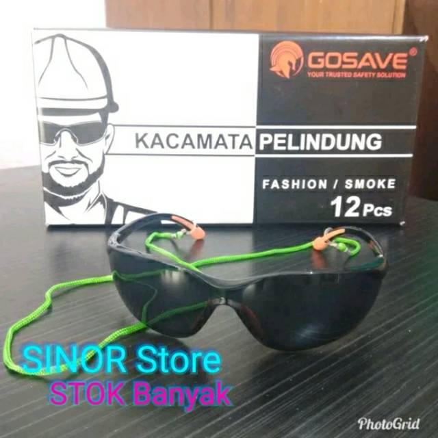 Kacamata Safety Fashion HITAM Kacamata Las Motor Gerinda