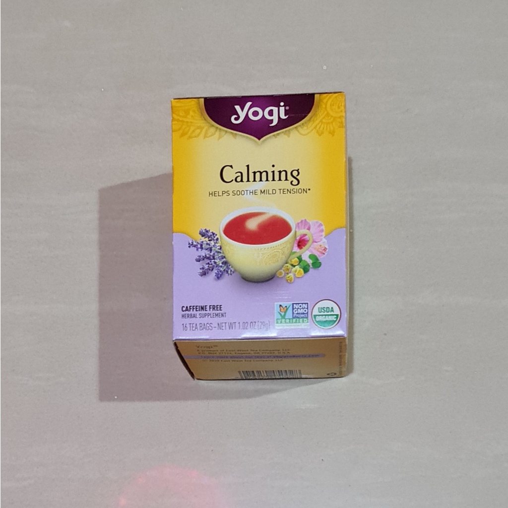 Teh Yogi Tea Calming Helps Soothe Mild Tension 29 Gram