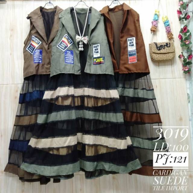 CARDIGAN SUEDE TILLE IMPORT