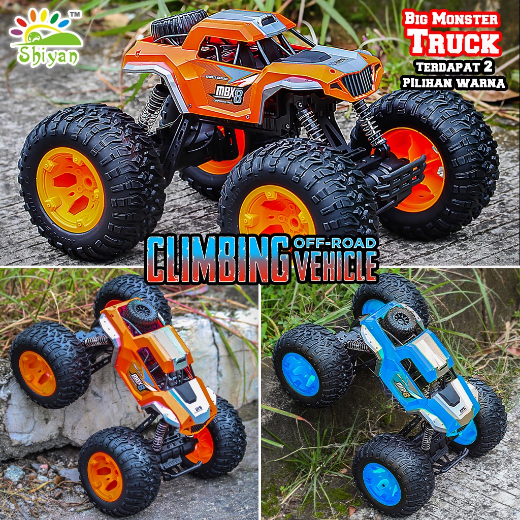 [Shiyan] mainan rc mobil strom riders remote control big monster truck produk terbaru model cas