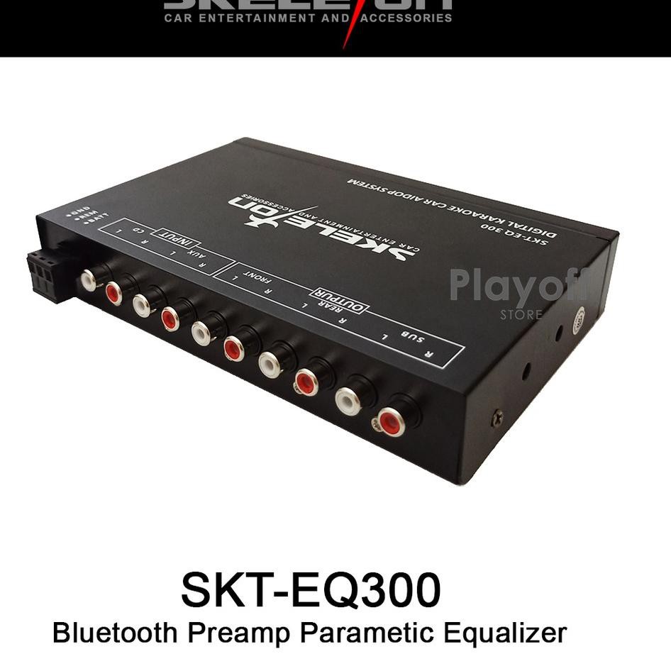 ▼ Bluetooth Skeleton Parametric Equalizer Preamp Karaoke Mobil SKT-EQ300 ○