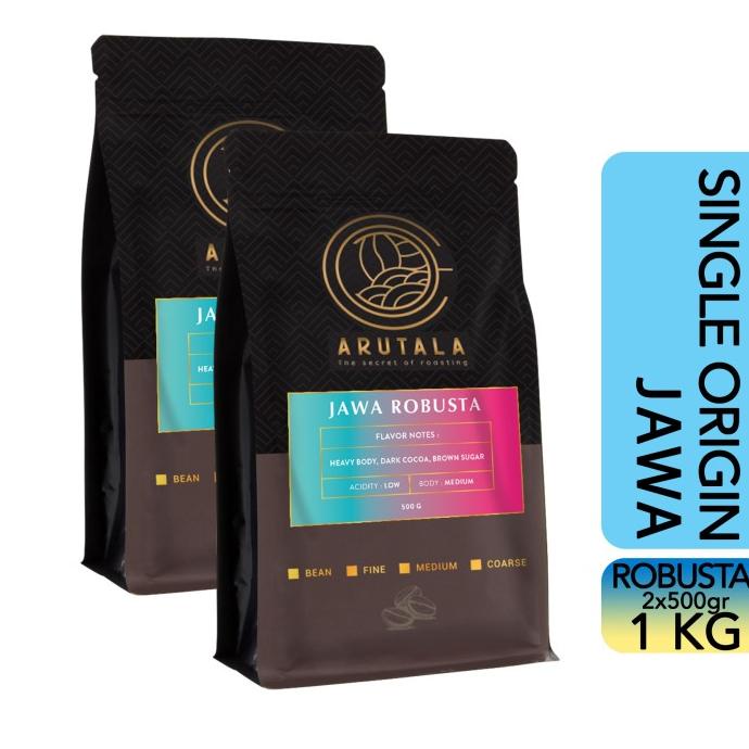 

[ COD ] ARUTALA Kopi Jawa Robusta Java Coffee 1KG LIMITED EDITION Kode 82