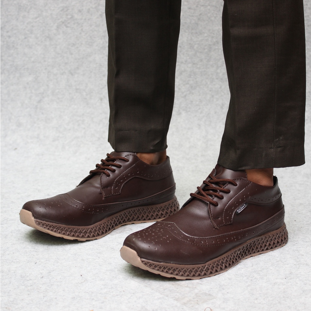 Sepatu Sneakers kulit Pria Asli Kerja Casual Pantopel Kulit Pria Fashion SEKOLAH KULIAH PRIA PANSUS