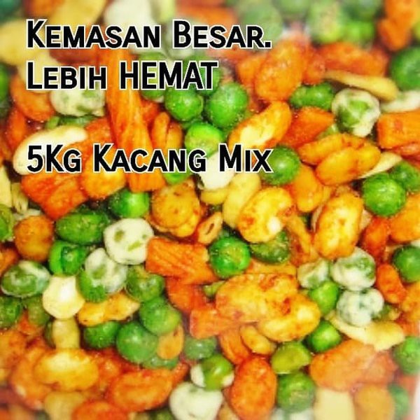 

Kacang mix 5KG - kacang campur 5macam. GROSIR 5KG MIX