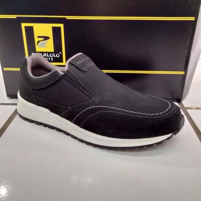 sepatu kulit pakalolo N0123 black