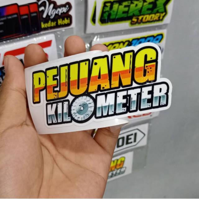 Sticker printing Pejuang Kilometer