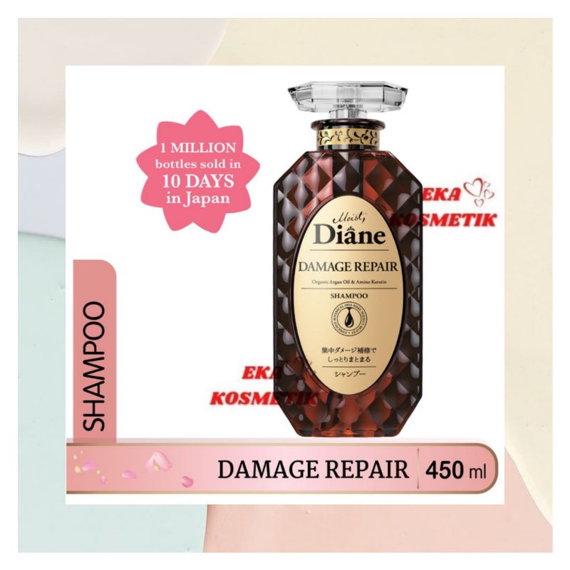 ❣️ EKA KOSMETIK ❣️ Moist Diane Damage Repair Shampoo 450ML
#TermurahHanyaDiEkaKosmetikCirebon