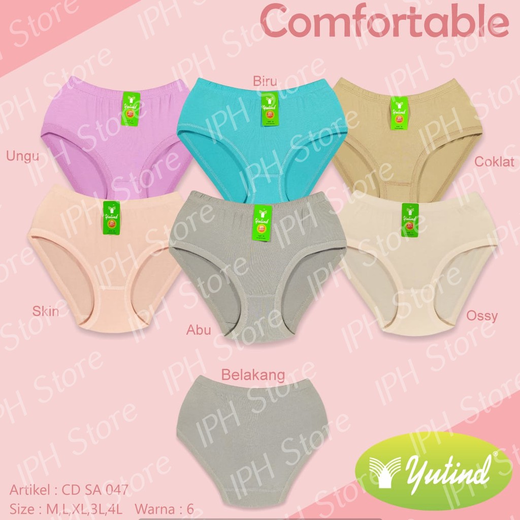 Celana Dalam / Underwear Wanita Yutind SA 047 (Model Maxi)