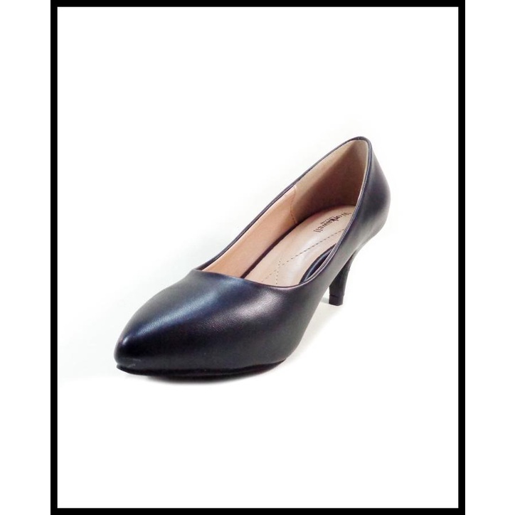 Workswell Sepatu Kerja Wanita Heels 5Cm Kode 396 Hitam Dove