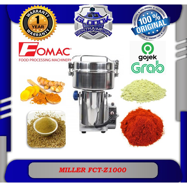 Mesin Giling Rempah - Rempah Miller FCT-Z1000 FOMAC