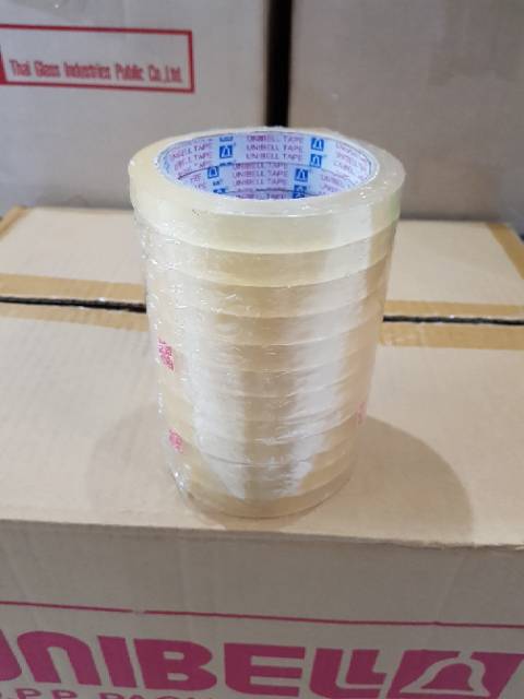 SELOTIF SOLATIF / ISOLASI KECIL 12MM X 72 YARD UNIBELL / 12 ROLL