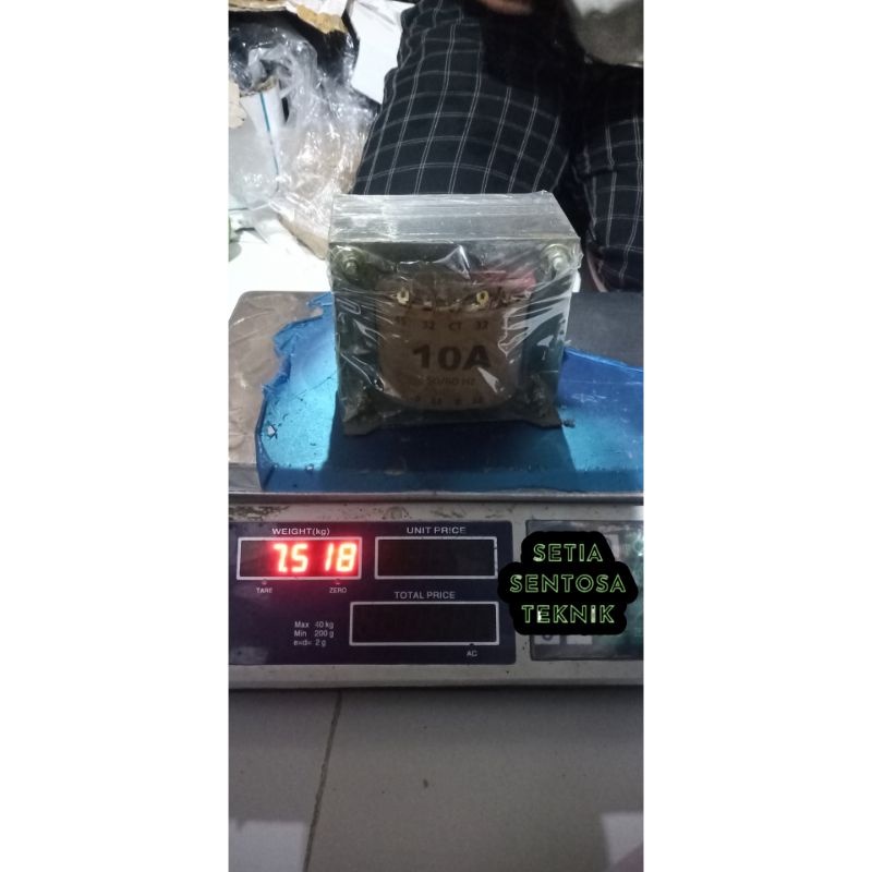 Trafo 10A Murni DITRO Berat 7,5Kg
