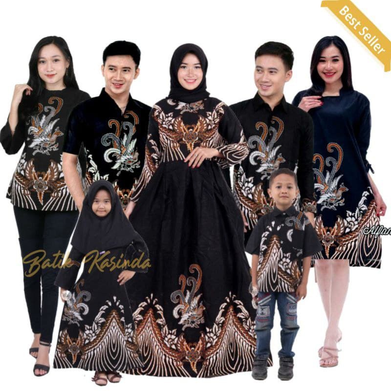 BATIK COUPLE KELUARGA sania ruffle ori ndoro jawi dnt terbaru