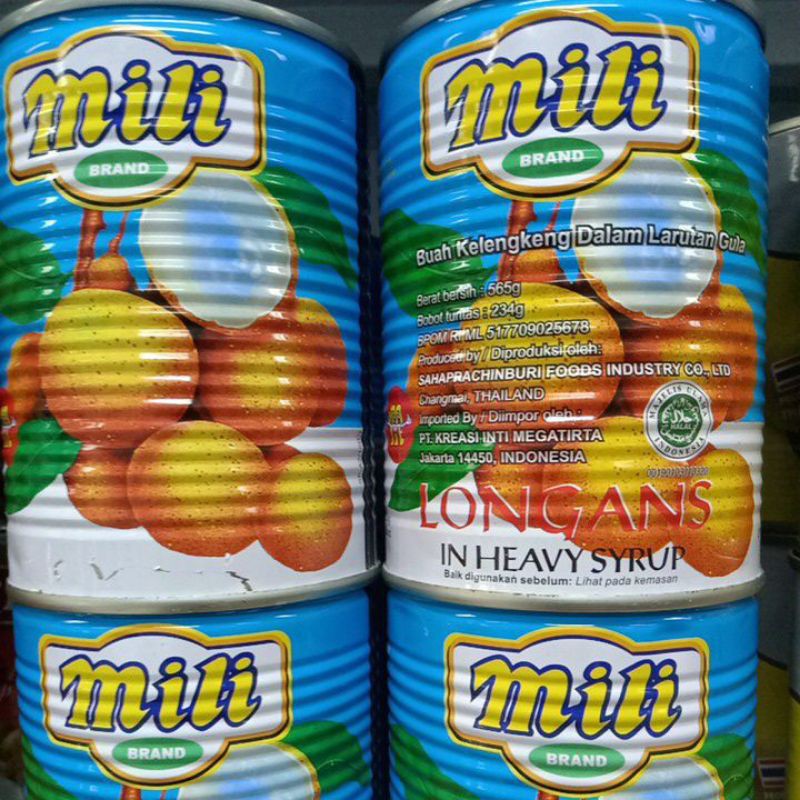 

Mili Buah kaleng Longans 565gr