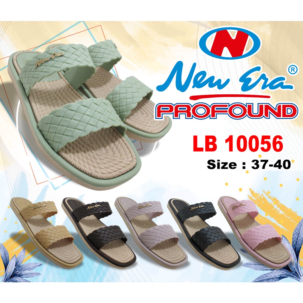 gof NEW ERA LB E 10056 Sandal Wanita Slip On Sandal Casual Wanita Size 37-41