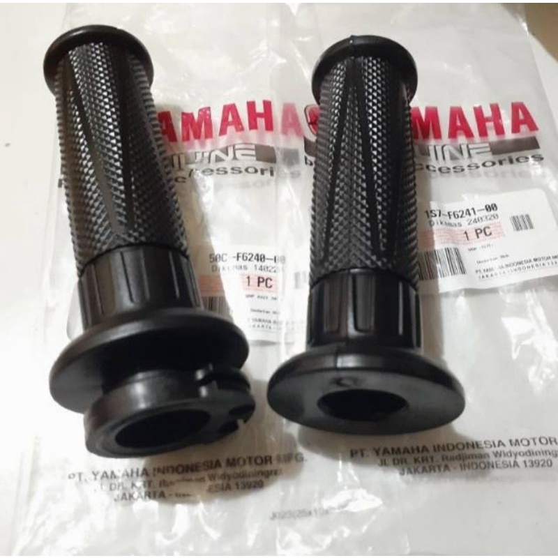 HAND GRIP HANDFAT JUPITER MX NEW ASLI ORI YAMAHA 50C F6240 00 &amp; 1S7 F6241 00