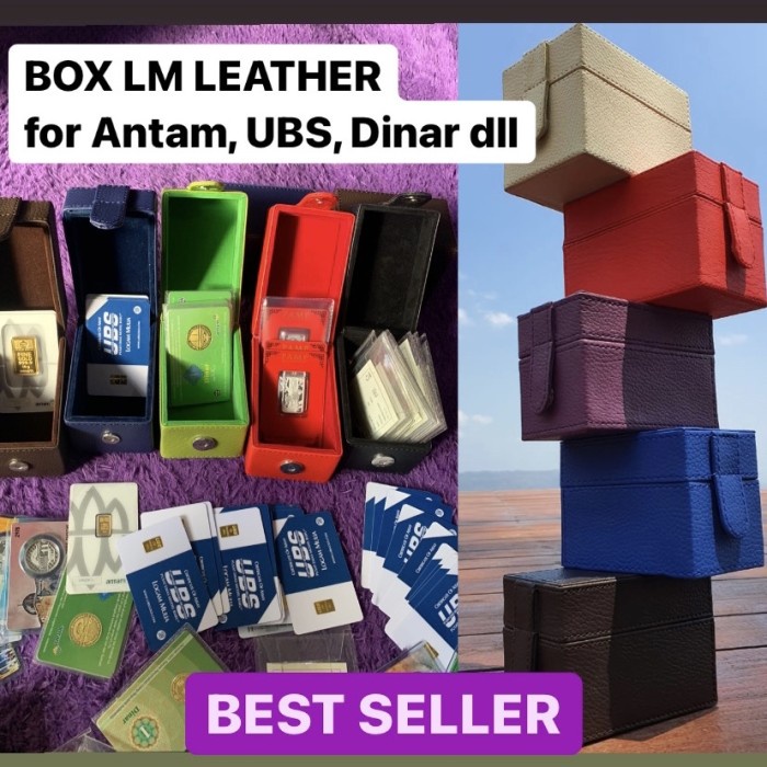 

READY Box LM Kotak Penyimanan Logam Mulia Emas Antam Ubs Retro Kartu Nama - STANDAR Size SALE