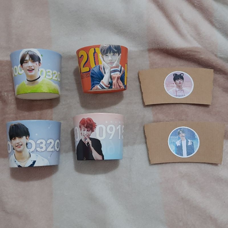 Cupholder Cup holder Cupsleeve Stray Kids SKZ CH Hyunjin Felix Lee Know Lino