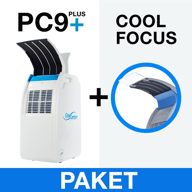 PAKET: Cool Focus + AC Portable Close Comfort PC9+ Plus +hand carry bag