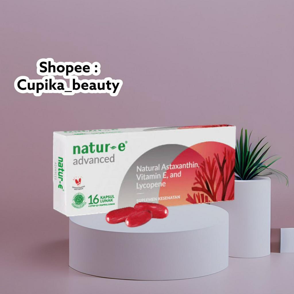 &lt;po&gt; [ isi 16 caps advanced ] -- kemasan baru natur e advanced capsule -- kapsul natur-e advanced putih