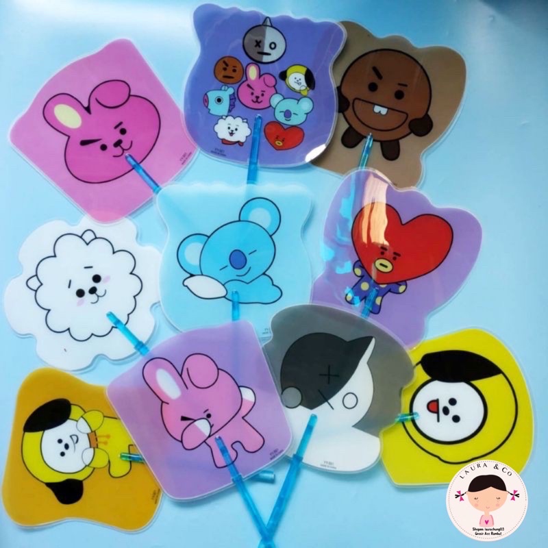 Kipas Peluit BT21 BTS 6pc murah grosir lusinan