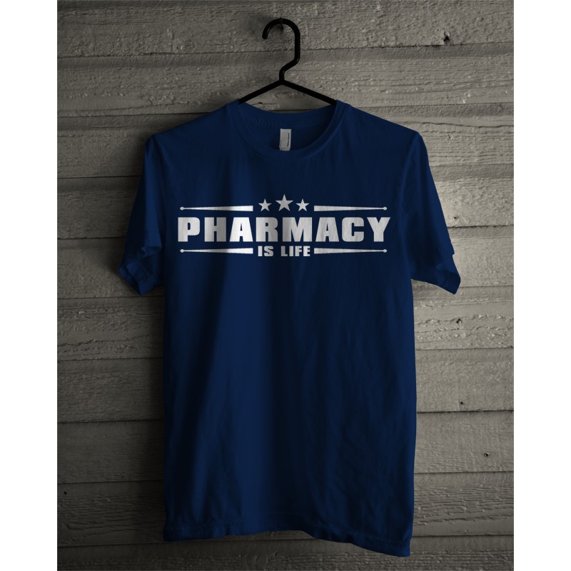 Kaos Baju Obral Combed 30 Distro PHARMACY iS LiFE FARMASi polos custom