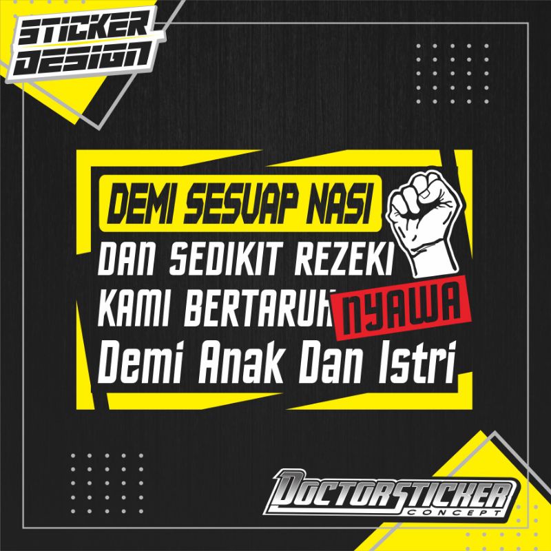 STIKER KACA MOBIL TRUK TERBARU MURAH