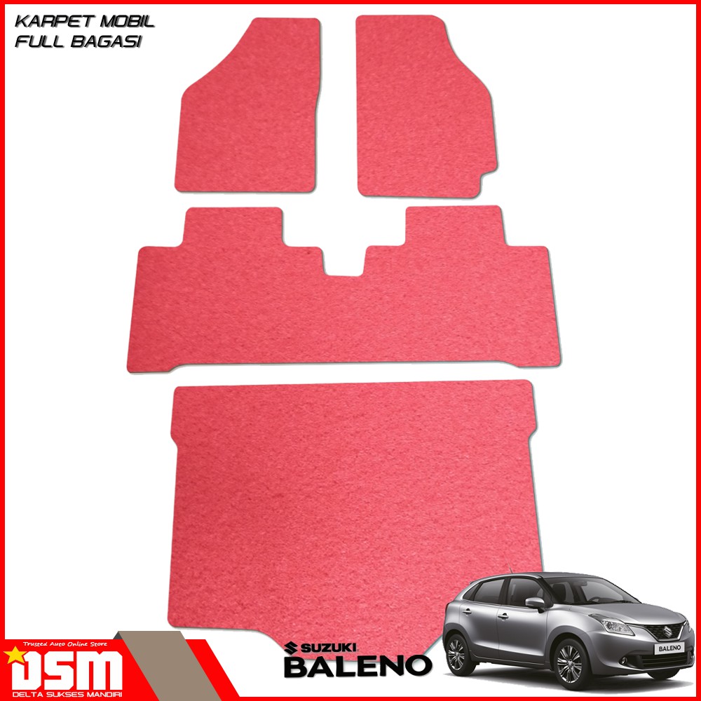 Karpet Mobil Suzuki All New Baleno Hatchback - Full Bagasi / Karpet Mie All New Baleno