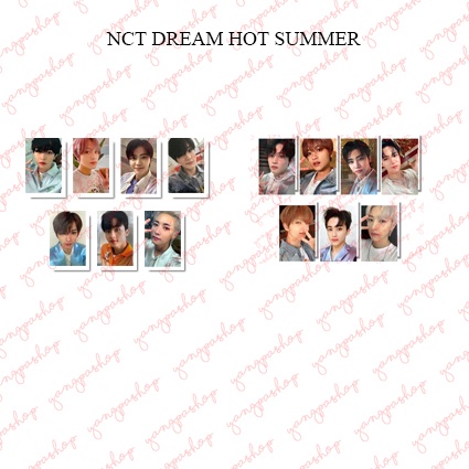 [READY / SET] DREAM HOT SUMMER NDRE CONCERT MINI BAG AR PHOTOCARD FAN MADE UNOFFICIAL YANGPASHOP JEN