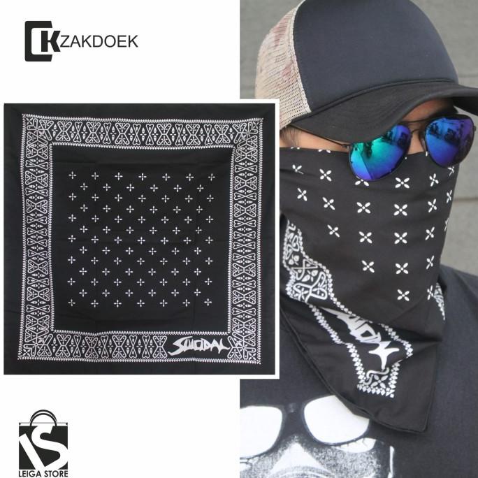 

[COD] CK Zakdoek | Bandana Kotak | Sapu Tangan | ZD014Black [COD]